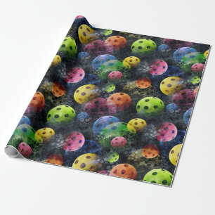 Papel De Regalo Modelo multicolor de la bola de la salmuera