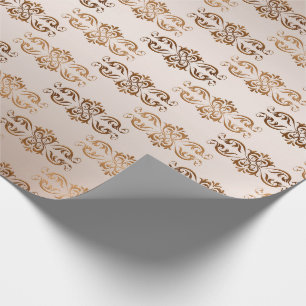 Papel De Regalo Modelo retro barroco