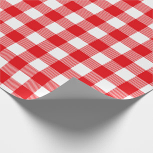 Papel De Regalo Modelo rojo y blanco del control del búfalo