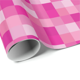 Papel De Regalo Modelo rosado de Pixelated