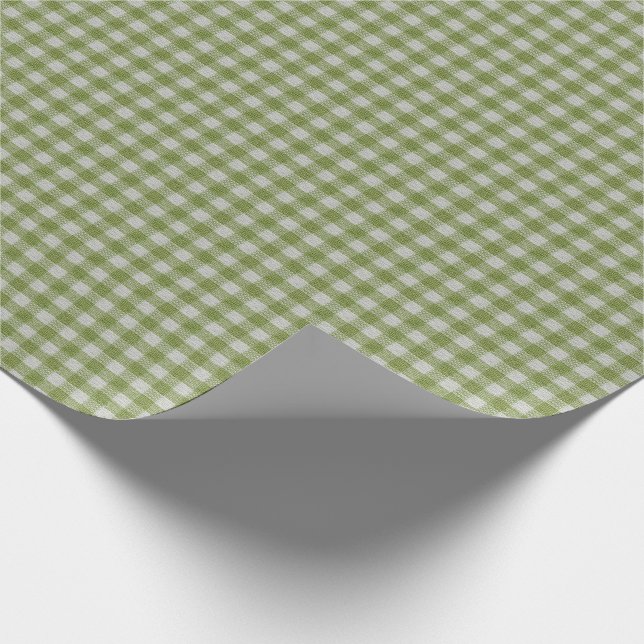 Papel De Regalo Modelo verde del control del país (Esquina)