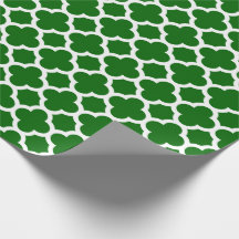 Modelo verde del enrejado de Quatrefoil del