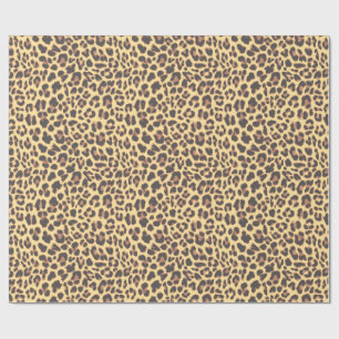 Papel De Regalo Modelos de la piel animal del estampado leopardo