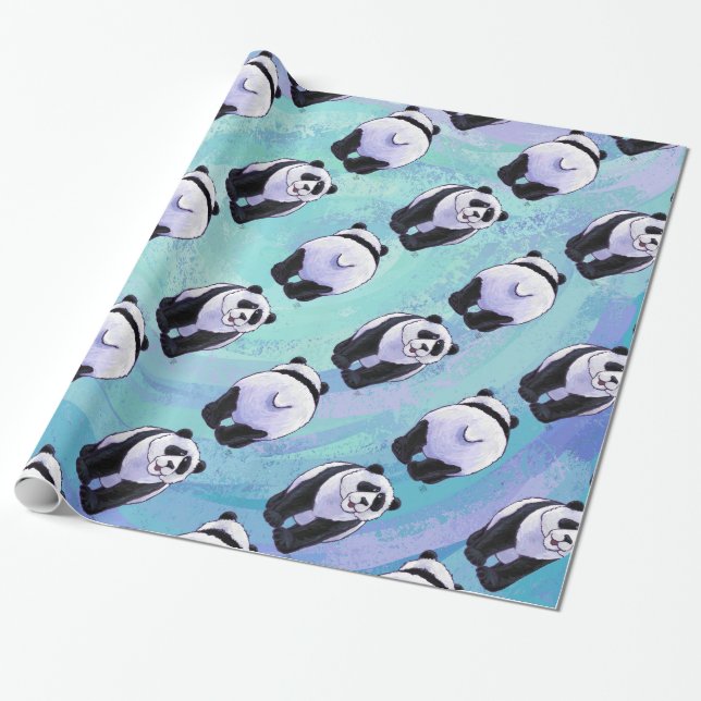 Papel De Regalo Modelos del oso de panda (Desenrollado)