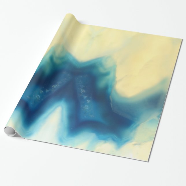 Papel De Regalo Modelos poner crema azules del cristal de la (Desenrollado)