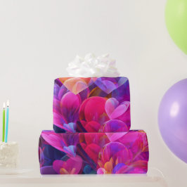 Papel De Regalo Modern Valentine Wrapping Paper– Abstract Colorful
