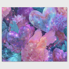 Papel De Regalo Modern Valentine Wrapping Paper– Abstract Colorful