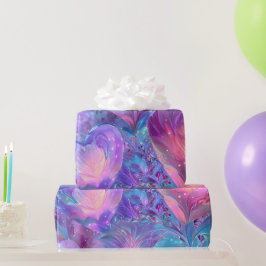 Papel De Regalo Modern Valentine Wrapping Paper– Abstract Colorful