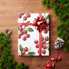 Papel De Regalo Modern Watercolor Christmas Wrapping Paper