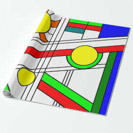 Papel De Regalo Moderna apariencia de vidrio templado