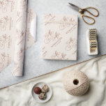 Papel De Regalo Moderna caligrafía boda de terracota atemporal<br><div class="desc">Un papel de envoltura atemporal y elegante de boda de terracota con un guión de caligrafía refinado sobre un fondo clásico,  perfecto para una celebración formal y sofisticada de bodas. Para personalización o productos adicionales con este diseño,  por favor no dude en contactarme.</div>