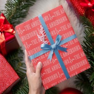 Papel De Regalo Moderna familia de Personalizados de patrones de t