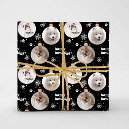 Papel De Regalo Moderna foto Mascota ornamentos Personalizados Nav