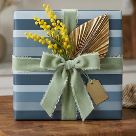 Papel De Regalo Moderna Linear | Pizarra y Mar del Norte