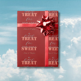 Papel De Regalo Moderna Un Pequeño Trato Para Alguien Dulce Vlenti