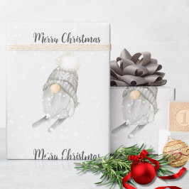 Papel De Regalo Modernas Copas de Nieve con colores Navidades de G