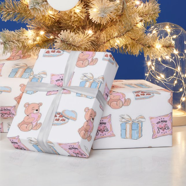 Papel De Regalo Moderno (Vacaciones)