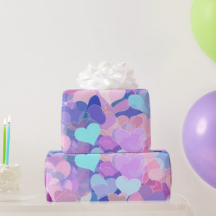 Papel de regalo moderno de San Valentín - Colorido