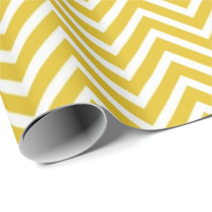 Papel De Regalo Moderno, elegante, tendencia amarillo, blanco ch