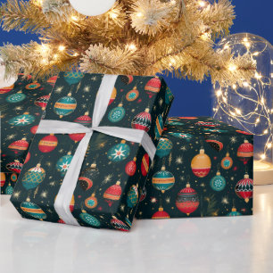 Papel De Regalo Moderno juego de regalos navideños para renos y am