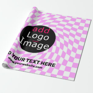 Papel De Regalo Moderno Personalizado profesional de marca Checker