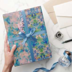 Papel De Regalo Moderno, Uno De Un Buen Resumen Con Colores Sangri