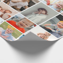 Papel De Regalo Moderno y sencillo de 30 Collages de fotos