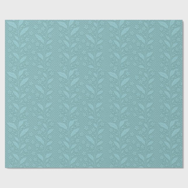 Papel De Regalo  Modest Forget-Me-Nots, by Natasha Us   (Superficie plana)