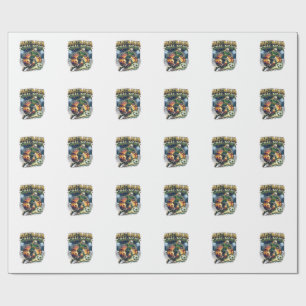 Papel De Regalo Modo Gol de Australia Esqueleto Delantero Naciones