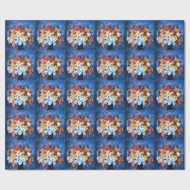 Papel De Regalo Moise Kisling, Ramo de Tulipanes, (Superficie plana)