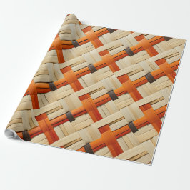 Papel De Regalo Moja Tribal Weave Artificial