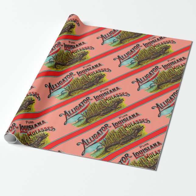 Papel De Regalo Molestias de Luisiana (Desenrollado)