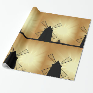 Papel De Regalo Molinos de viento de Sunrise