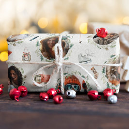 Papel De Regalo Momentos de invierno alegres | Navidades de fotos 