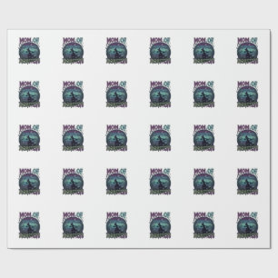 Papel De Regalo Momias Monstruos Bruja Halloween Luna Calabazas Ce