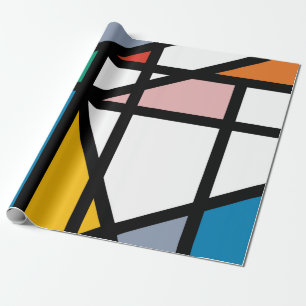 Papel De Regalo Mondriana