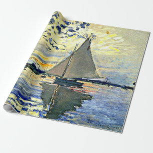 Papel De Regalo Monet - Barco de vela en Le Petit Gennevilliers