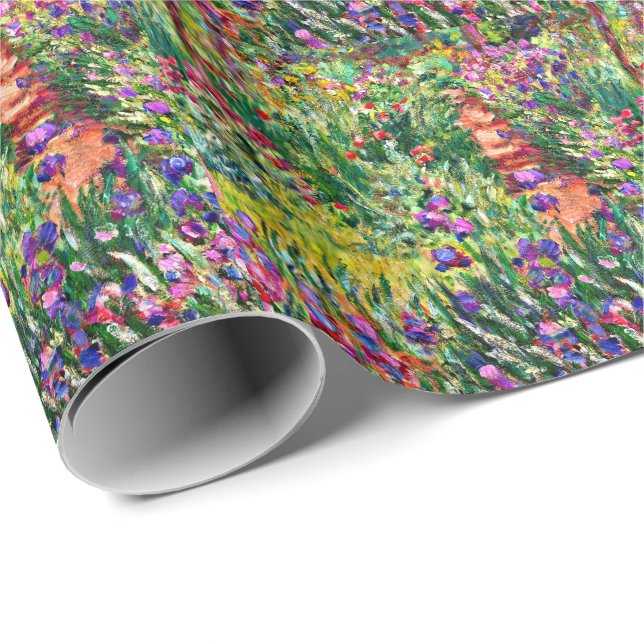 Papel De Regalo Monet - El jardín de Iris en Giverny (Esquina del rollo)