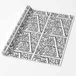 Papel De Regalo Monograma A Patrón floral inicial blanco y negro<br><div class="desc">Monograma Un papel de envoltura inicial del patrón floral blanco y negro se puede personalizar con una imagen, nombre, texto, logotipo o foto. Cambia el fondo blanco a cualquier sombra de azul, verde, amarillo, naranja, rosa, rojo, marrón y morado. Ideal para envolver a Navidades, cumpleaños, ducha de bebé o regalos...</div>