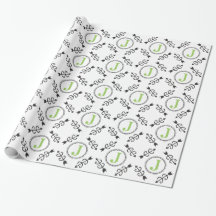 Monograma de flecha abstracta personalizada para c