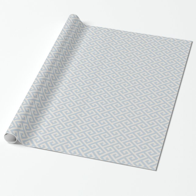 Papel De Regalo monograma de patrón geométrico abstracto de la Fáb (Desenrollado)