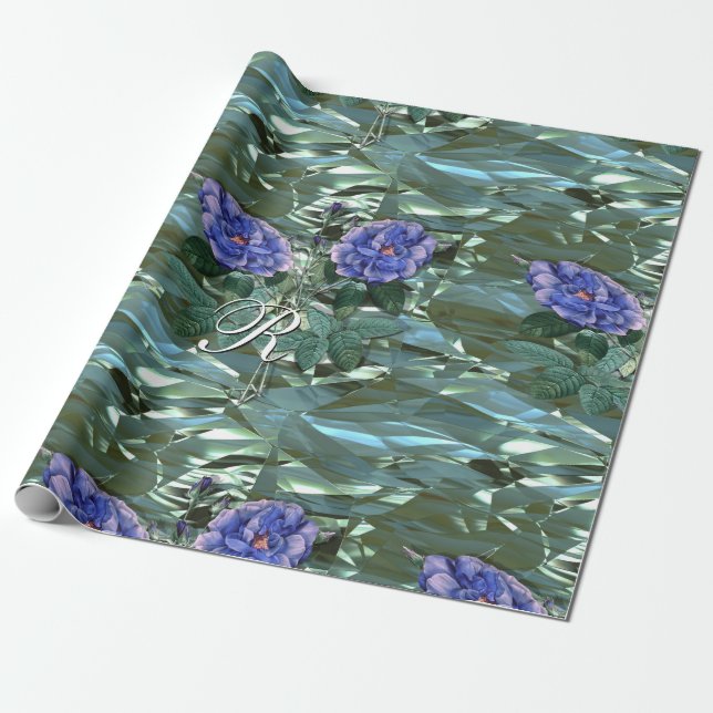 Papel De Regalo Monograma de Pinrook (Desenrollado)