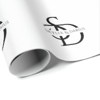 Monograma simple Boda personalizado con nombre