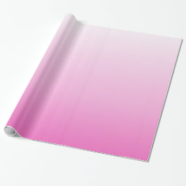 Papel De Regalo monogramos de moda ondulada magenta rosa rosa