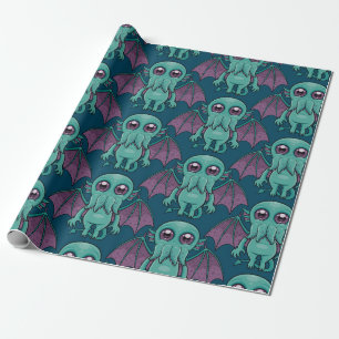 Papel De Regalo Monstruo de Cthulhu, niño pequeño