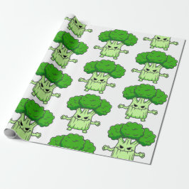 Papel De Regalo monstruo divertido de halloween broccoli