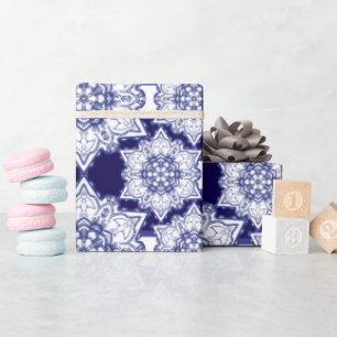 Papel De Regalo Monstruos de china azul