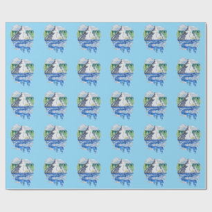 Papel De Regalo Montaña fresca