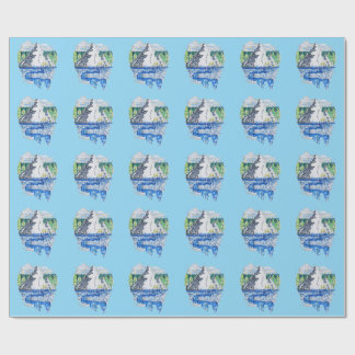 Papel De Regalo Montaña fresca