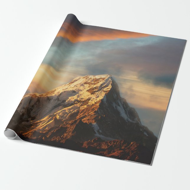 Papel De Regalo Montaña Majestic (Desenrollado)